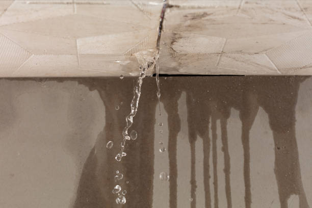 Professional Burst Pipe Cleanup technician working in Allen, TX